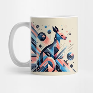 Abstract Animal Kangaroo 2 Mug